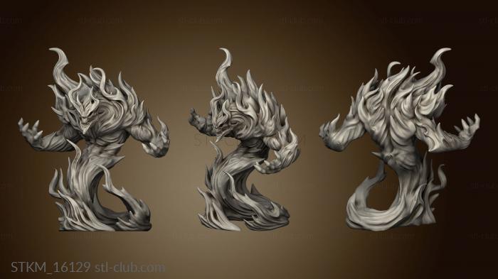 3D model Summoned Elementals Fire Elemental (STL)