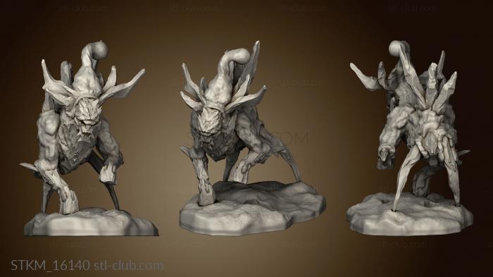 3D model Void Realm Jaelmon Ice Golem King Only (STL)