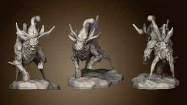 3D model Void Realm Jaelmon Ice Golem King Only (STL)