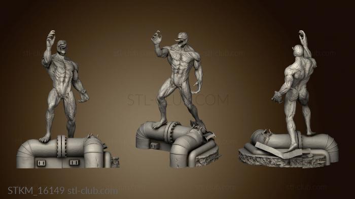 3D model Symbiote Diorama Riot (STL)