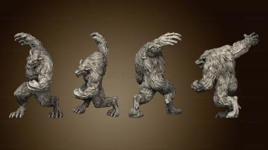 3D model werewolves Raised Claw (STL)