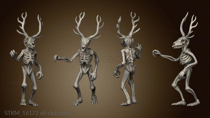 3D model Tales Yaga moors Leshii Forest Soul (STL)