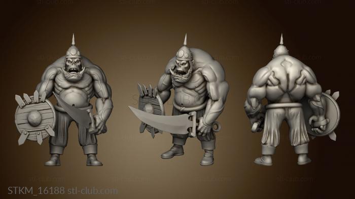 3D model Orc King Warrior (STL)