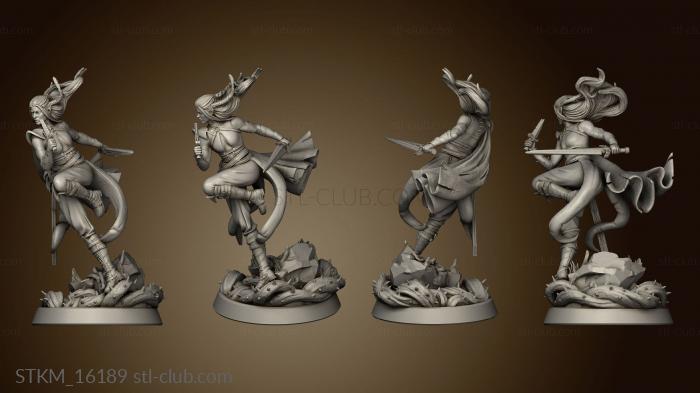 3D model Tangleheart Forest Unseelie Elf Assassin (STL)