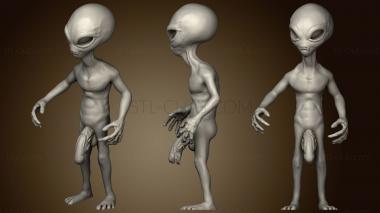 3D model Alien with Dick Balls (STL)