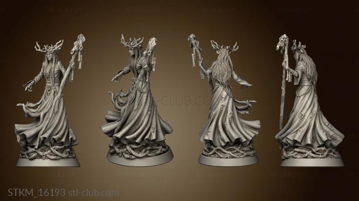 3D model Tangleheart Forest Unseelie Elf Mage (STL)