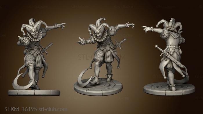 3D model Tarot Omens Jester Pre (STL)