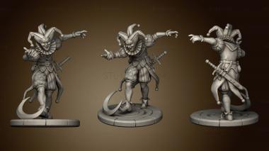 3D model Tarot Omens Jester Pre (STL)