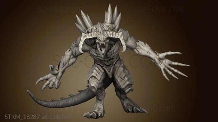 3D model The Dormant God Hatred Greater Fiend (STL)