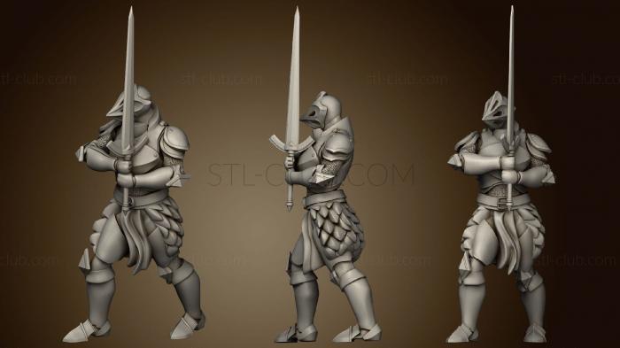 3D model Allorin Knight Sordmaste (STL)