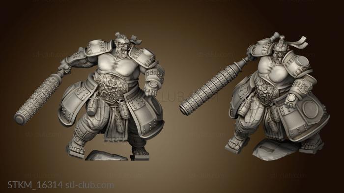 3D model The Horde Torishima Tanks Thick Boy FOOT ROCK (STL)