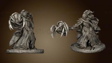 3D model The Queens Web Underworld Dark Elves Arcane Archmage (STL)