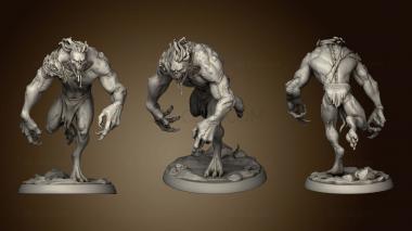 3D model White Werewolf Tavern Ghouls ghoul (STL)