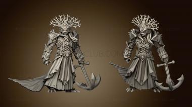 3D model Titans Forge Abyssal Merfolks Lord Atlantan (STL)