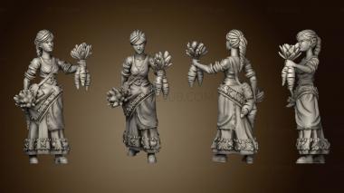 3D model Townsfolk Town Girl (STL)