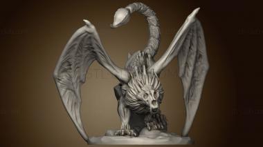 3D model Undead Manticore (STL)