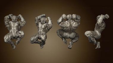 3D model Beast Men Halfopen (STL)