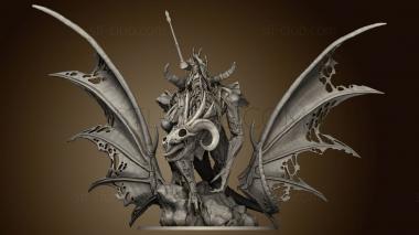 3D model Vampire Lord on Zombie Drake FCM (STL)