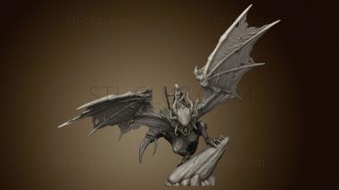 3D model Venaris Hellfire Wyvern Sciorra Rider Helm (STL)