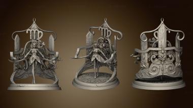 3D model Western Zodiacs Virgo (STL)