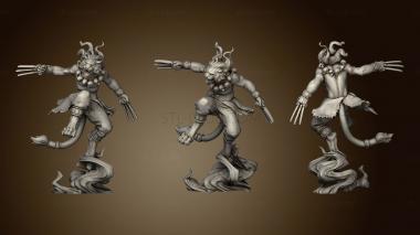 3D model White Werewolf Tabaxi Set (STL)