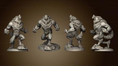 3D model White werewolf tavern Werewolves Furious (STL)