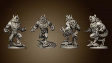 3D model White werewolf tavern Werewolves Furious (STL)