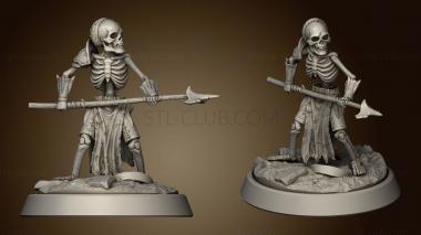 3D model Wight Apocalypse Skeleton Goblin (STL)