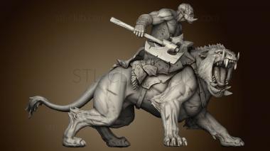 3D model Wolf Riders Wolfrider (STL)