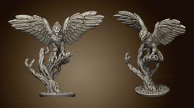 3D model Woodelfcharacters hawk rider hero (STL)