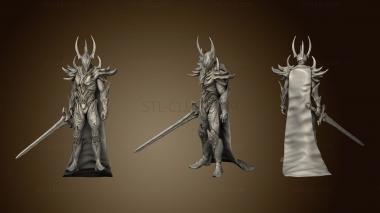 3D model king king cape sword (STL)