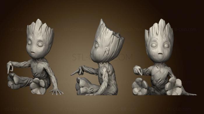 3D model Apple Watch Groot (STL)