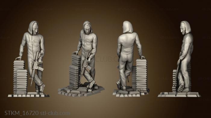 3D model Money Heist Heist (STL)