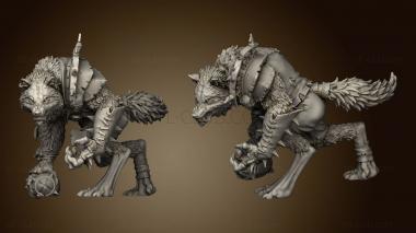 3D model undead necro shambling Stars Werewolf STAR (STL)