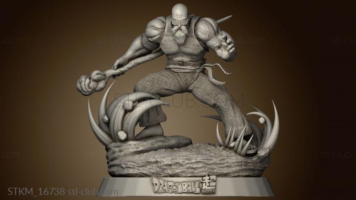 3D model maestro roshi con musculos discord (STL)