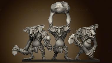 3D model orcs and goblins Trolls Troll Strip (STL)