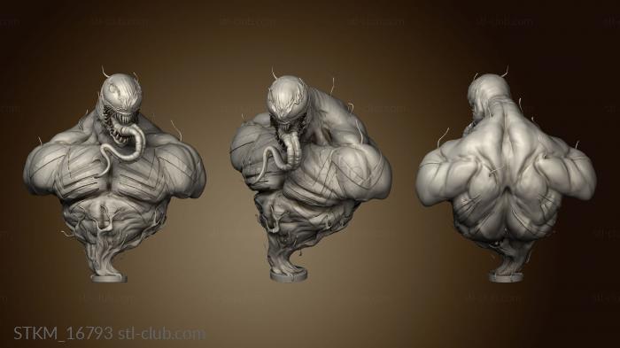 3D model Venom Coin Cabeza con encastrer (STL)