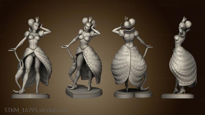 3D model Queen Hearts From Alice in Wonderland (STL)