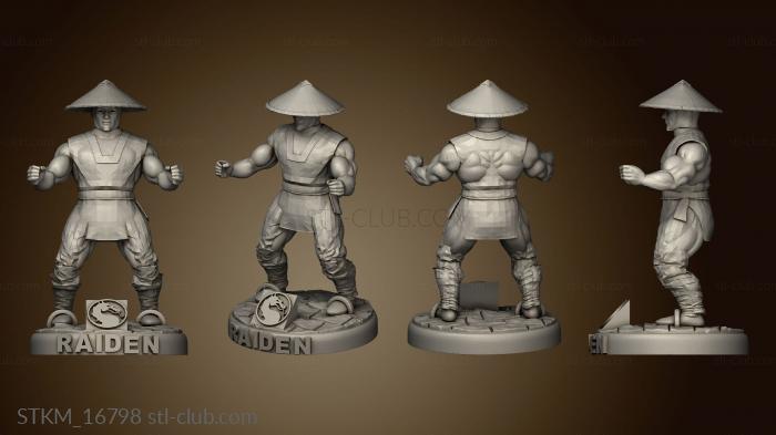 3D model RAIDEN goro shao kahn scorpion sub zero mortal (STL)