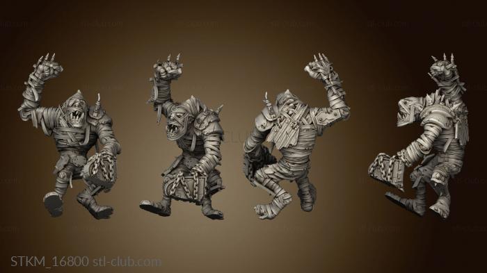 3D model undead necro shambling Mummies mummy (STL)