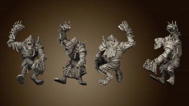 3D model undead necro shambling Mummies mummy (STL)