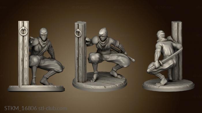 3D model village hope ninja pose (STL)