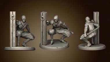 3D model village hope ninja pose (STL)