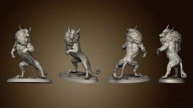 3D model Elves the Eternal Summits II Troops Overlord Crag Lions Leader (STL)