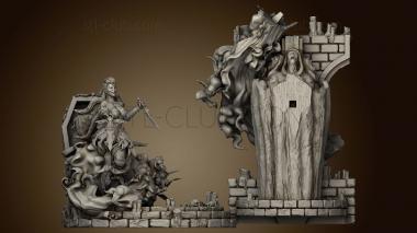 3D model The Crimson Countess Vampire Queen Kraken Vault icsp (STL)