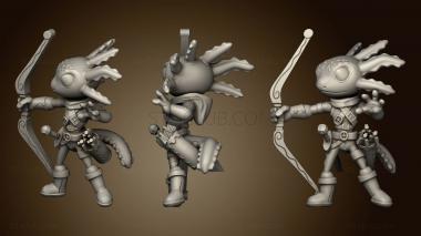 3D model Axolotl Ranger pre (STL)