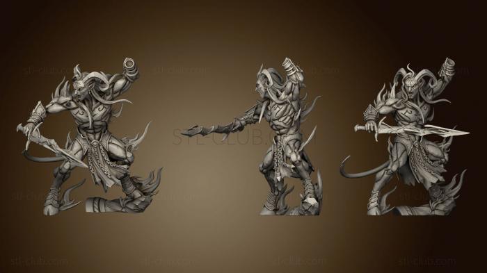 3D model Baal the Daemon Lord (STL)