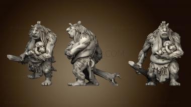 3D model Barbarian Troll Ferin (STL)