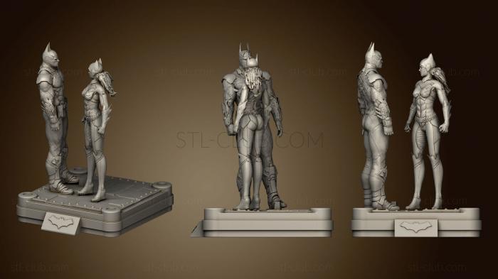 3D model batman vs batgirl (STL)