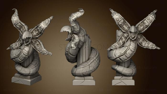 3D model Beak Worm Pillar (Medium) (STL)